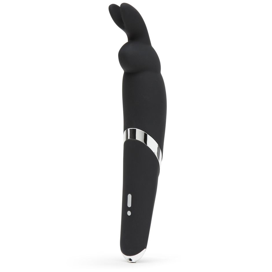 Черный вибратор Rabbit Rechargeable Wand Vibrator - 26,7 см. 1