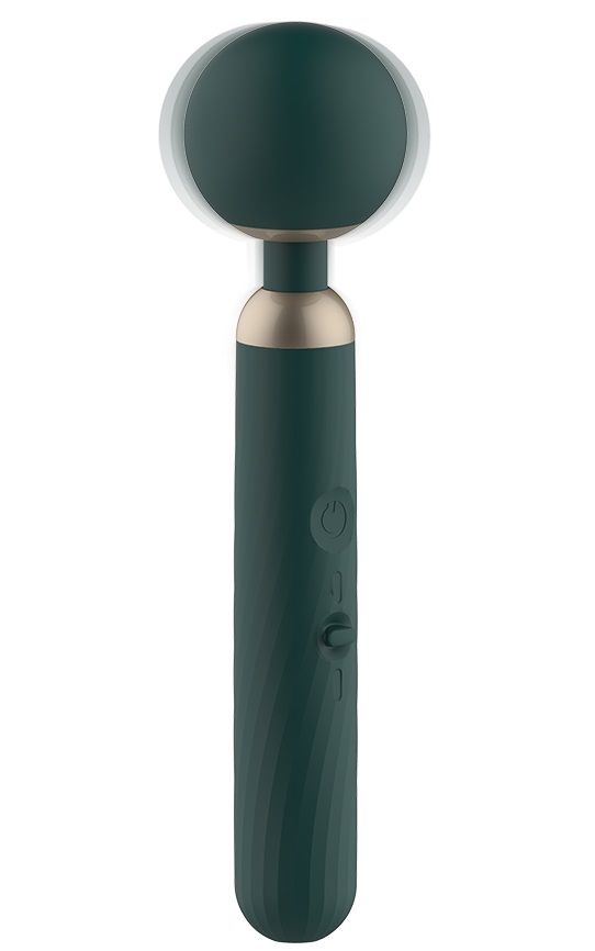 Изумрудный вибромассажер Magic Motion Zenith - 29 см. 1