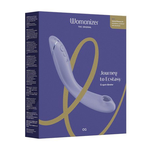 Сиреневый стимулятор G-точки Womanizer OG c технологией Pleasure Air и вибрацией - 17,7 см. 5