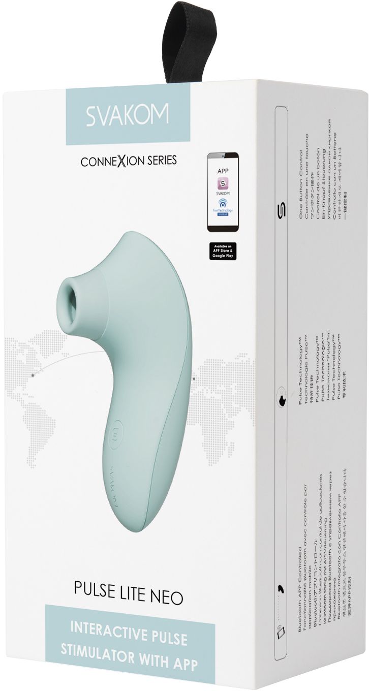 Мятный мембранно-волновой клиторальный стимулятор Pulse Lite Neo 3