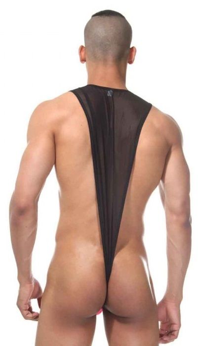 Мужское боди с контрастным гульфиком 2