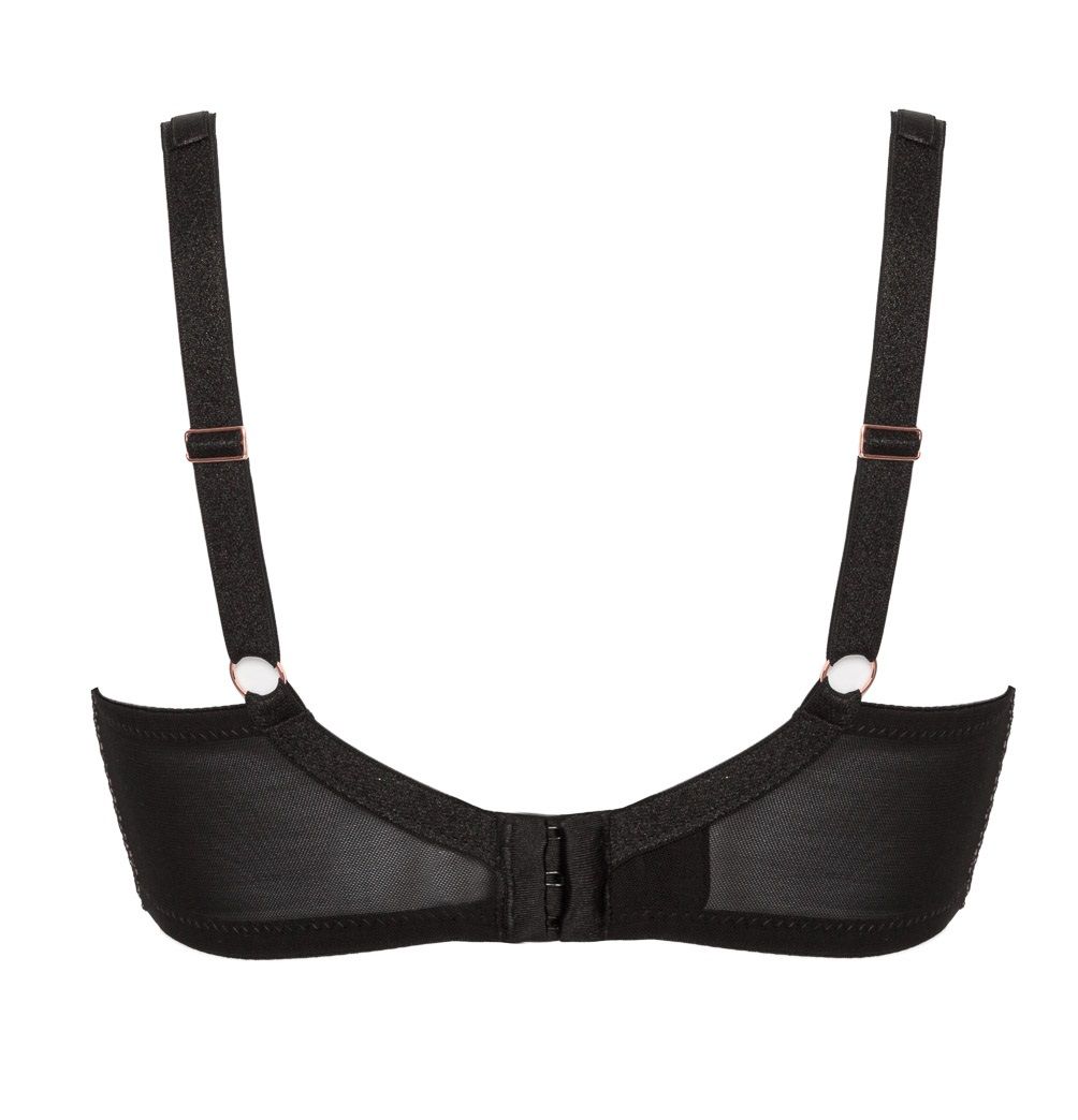 Черный бюстгальтер Chita с чашкой на поролоне 5