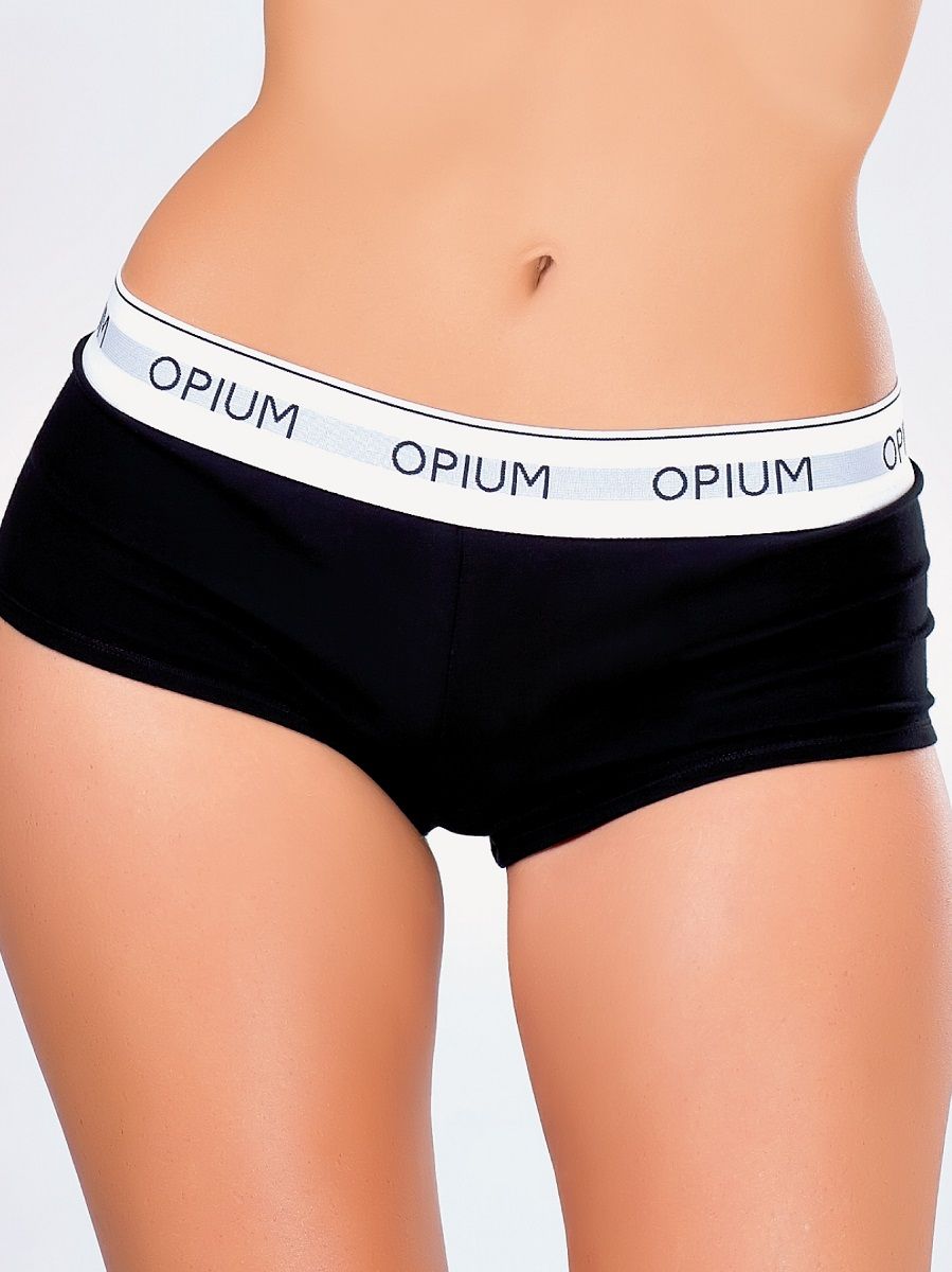 Хлопковые трусы-шортики в спортивном стиле 3