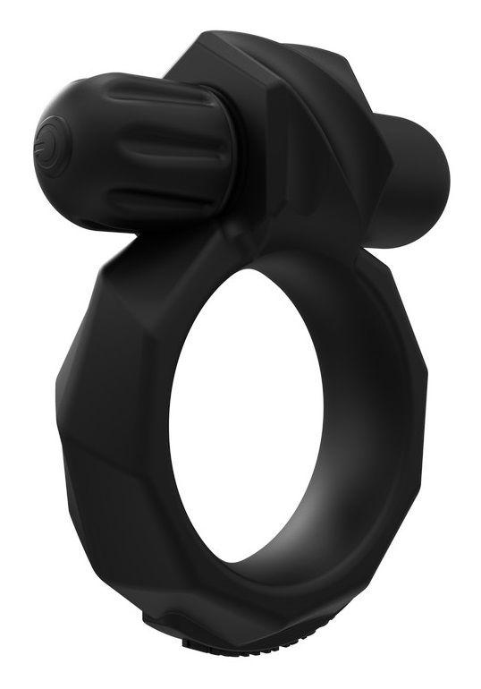 Черное эрекционное виброкольцо Maximus 45 Vibe 4