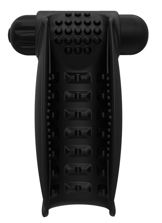 Черный вибромастурбатор Hand Vibe 1