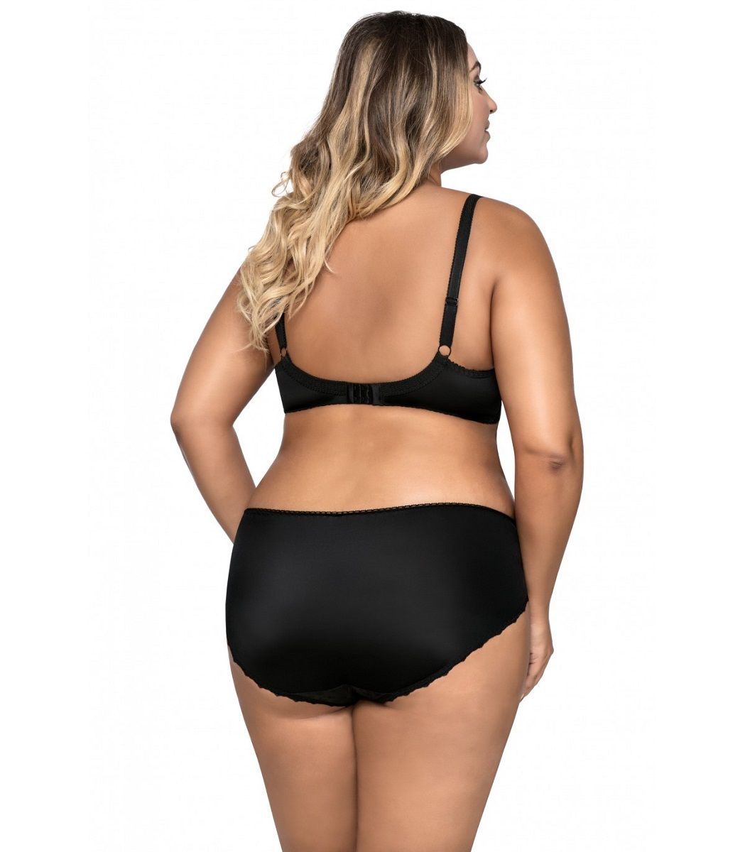 Бюстгальтер plus size с мягкими чашками с цветочным орнаментом 8