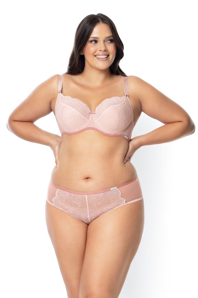 Трусики-шорты Chelo из кружевного полотна и эластичной сетки 2