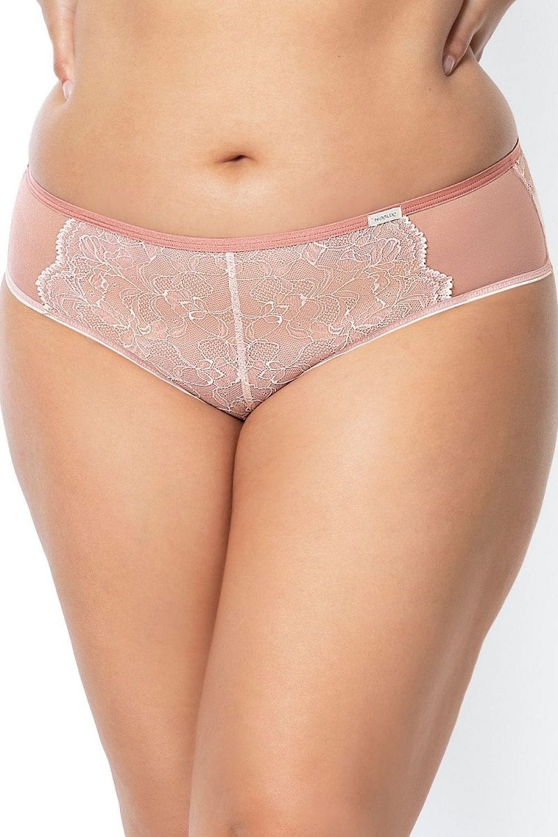 Трусики-шорты Chelo из кружевного полотна и эластичной сетки 1