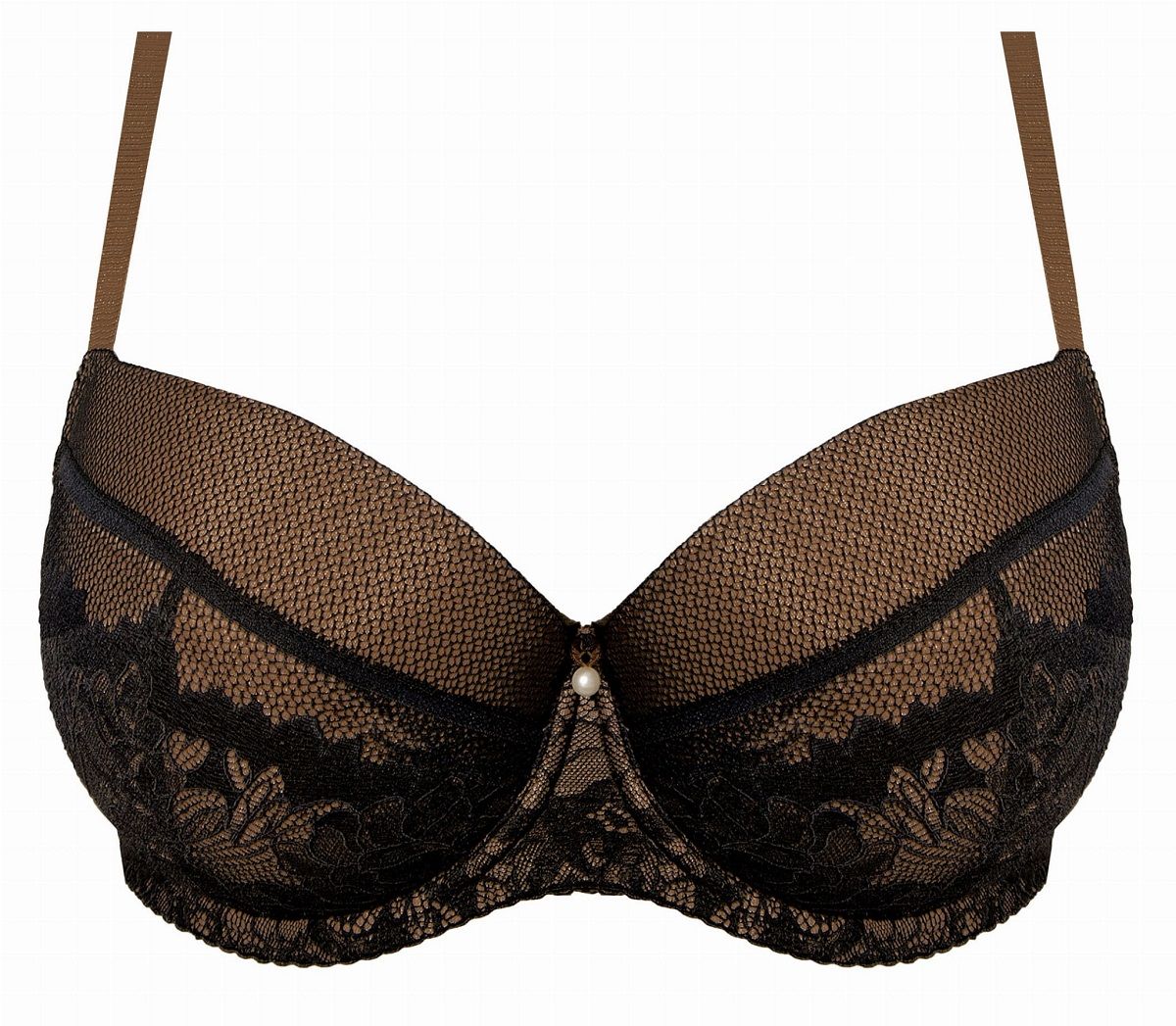 Бюстгальтер на косточках с пуш-ап вкладышами 3