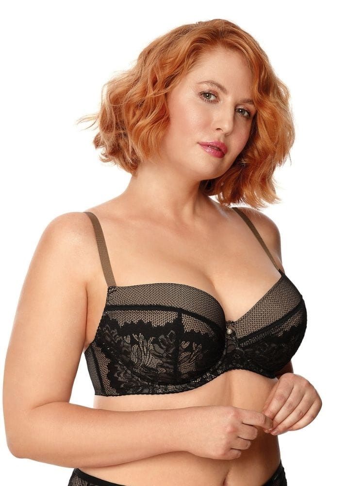 Бюстгальтер на косточках с пуш-ап вкладышами 1