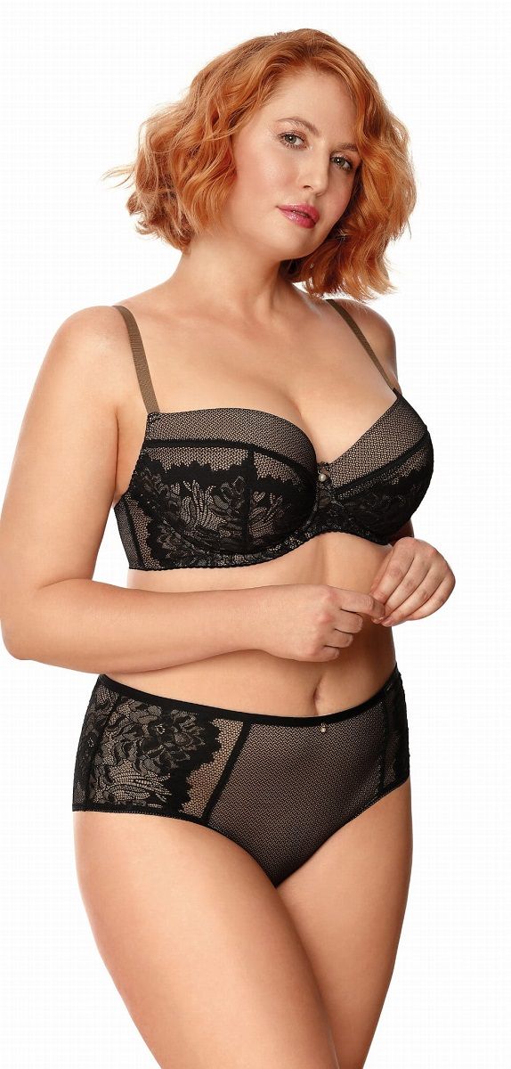 Трусики-слипы с широкими кружевными вставками 3