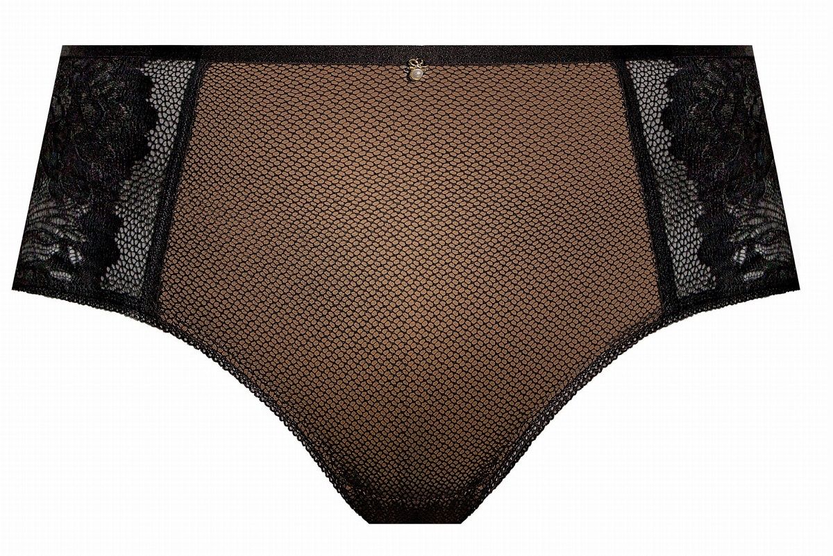 Трусики-слипы с широкими кружевными вставками 4