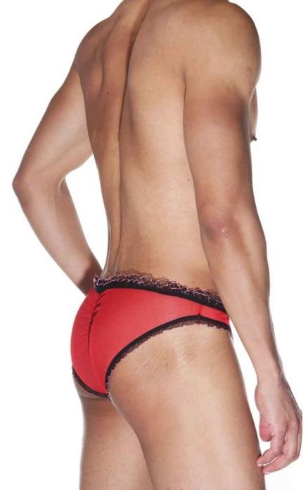 Мужские трусы-слипы с рюшами 2