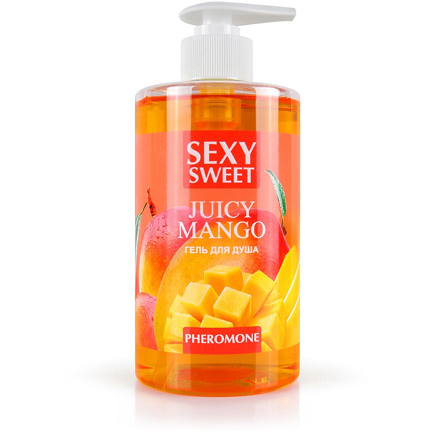 Гель для душа Sexy Sweet Juicy Mango с ароматом манго и феромонами - 430 мл. 1