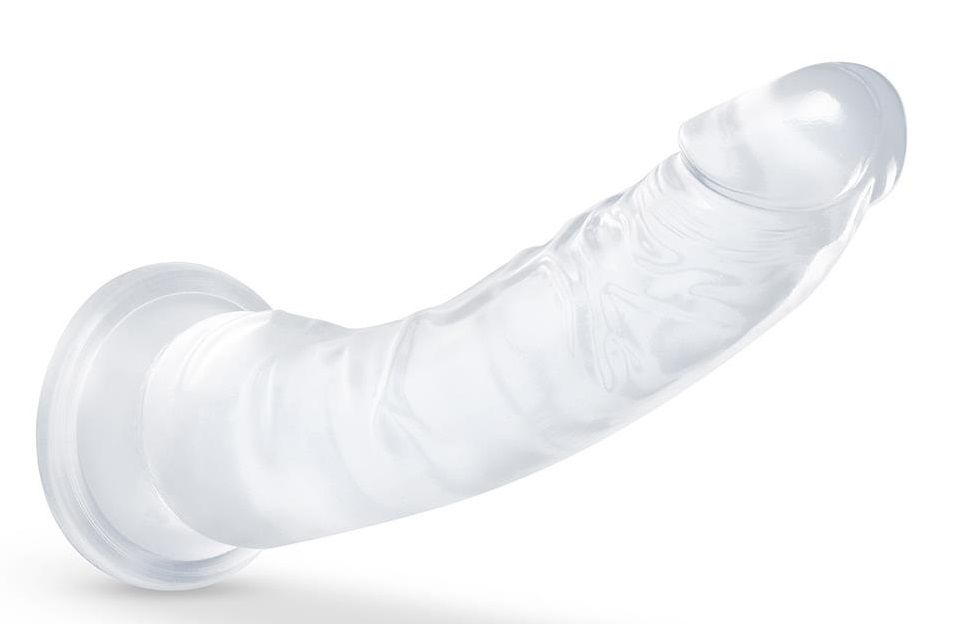 Прозрачный фаллоимитатор-реалистик Glisten - 22,2 см. 2