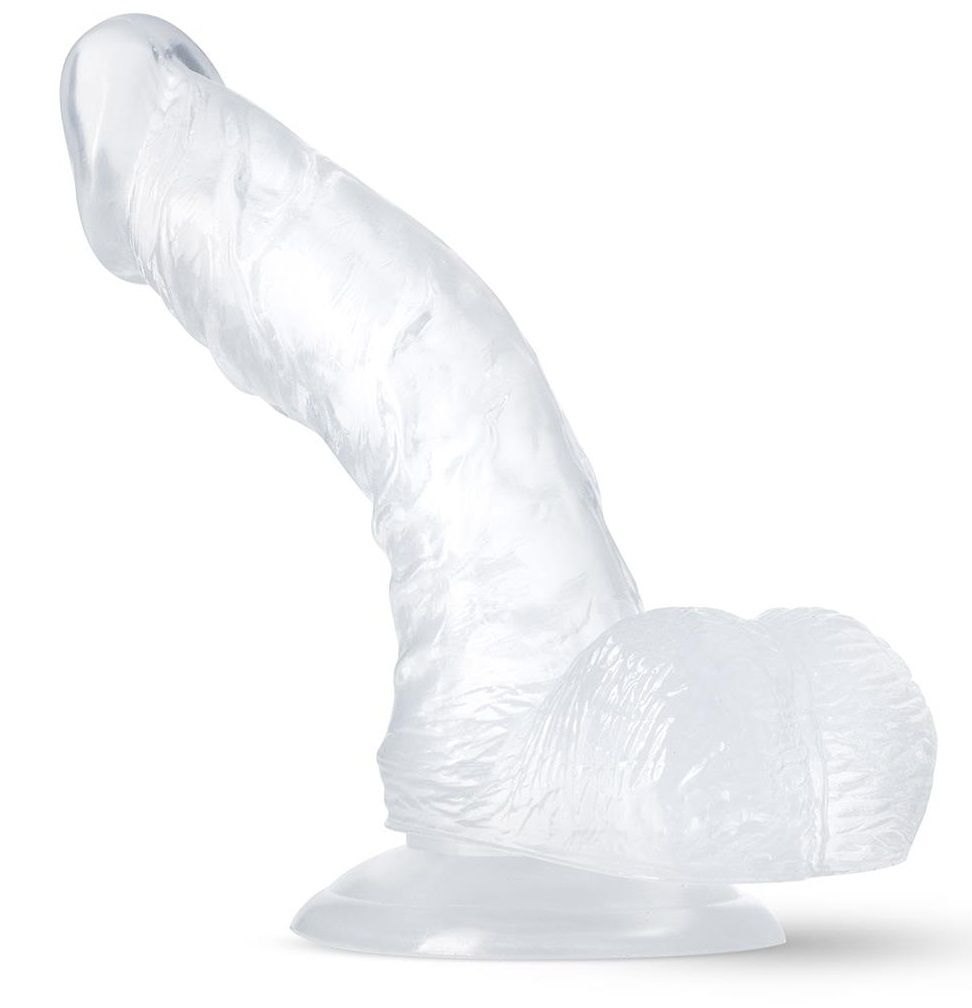 Прозрачный фаллоимитатор-реалистик Sparkle - 16,5 см. 3