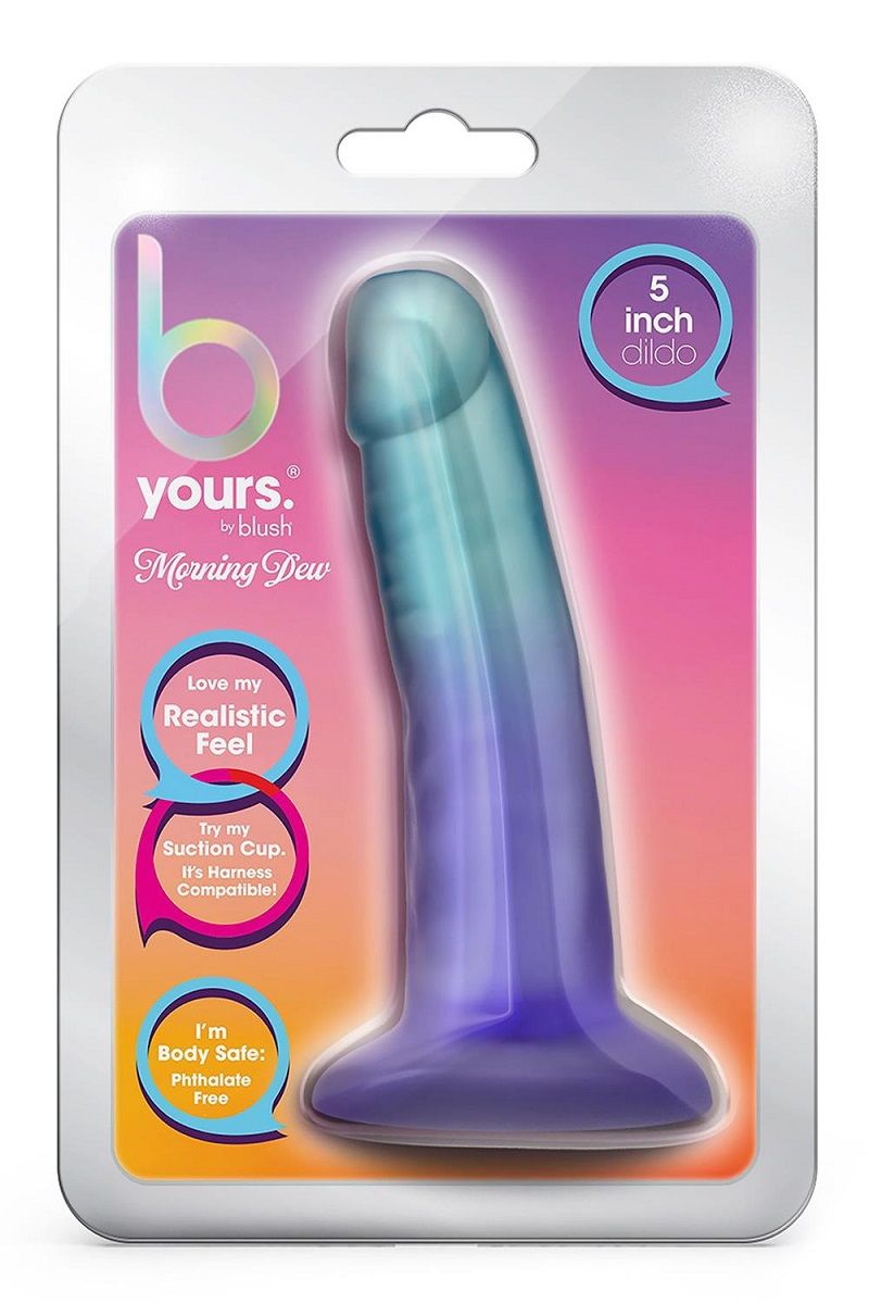 Небольшой фаллоимитатор Morning Dew 5 Inch Dildo - 13,9 см. 3