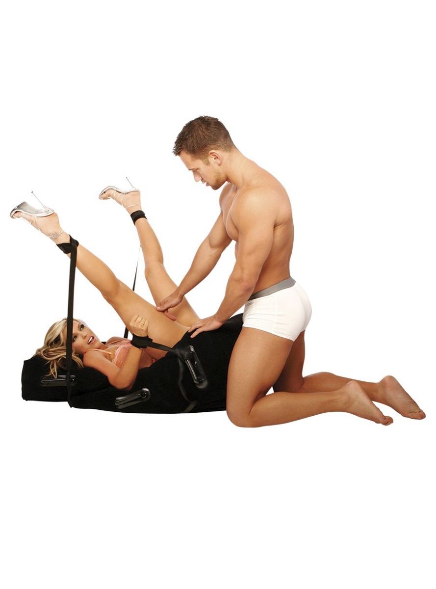 Надувная секс-подушка с ручками 8