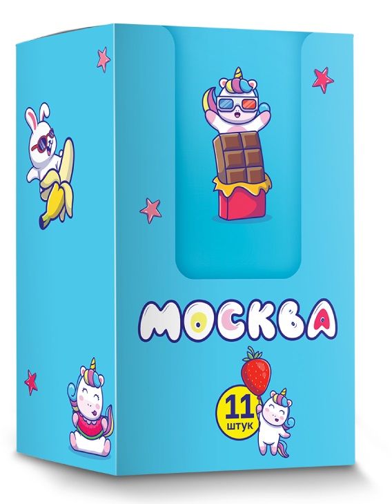 Набор из 11 саше лубрикантов "Москва" 1