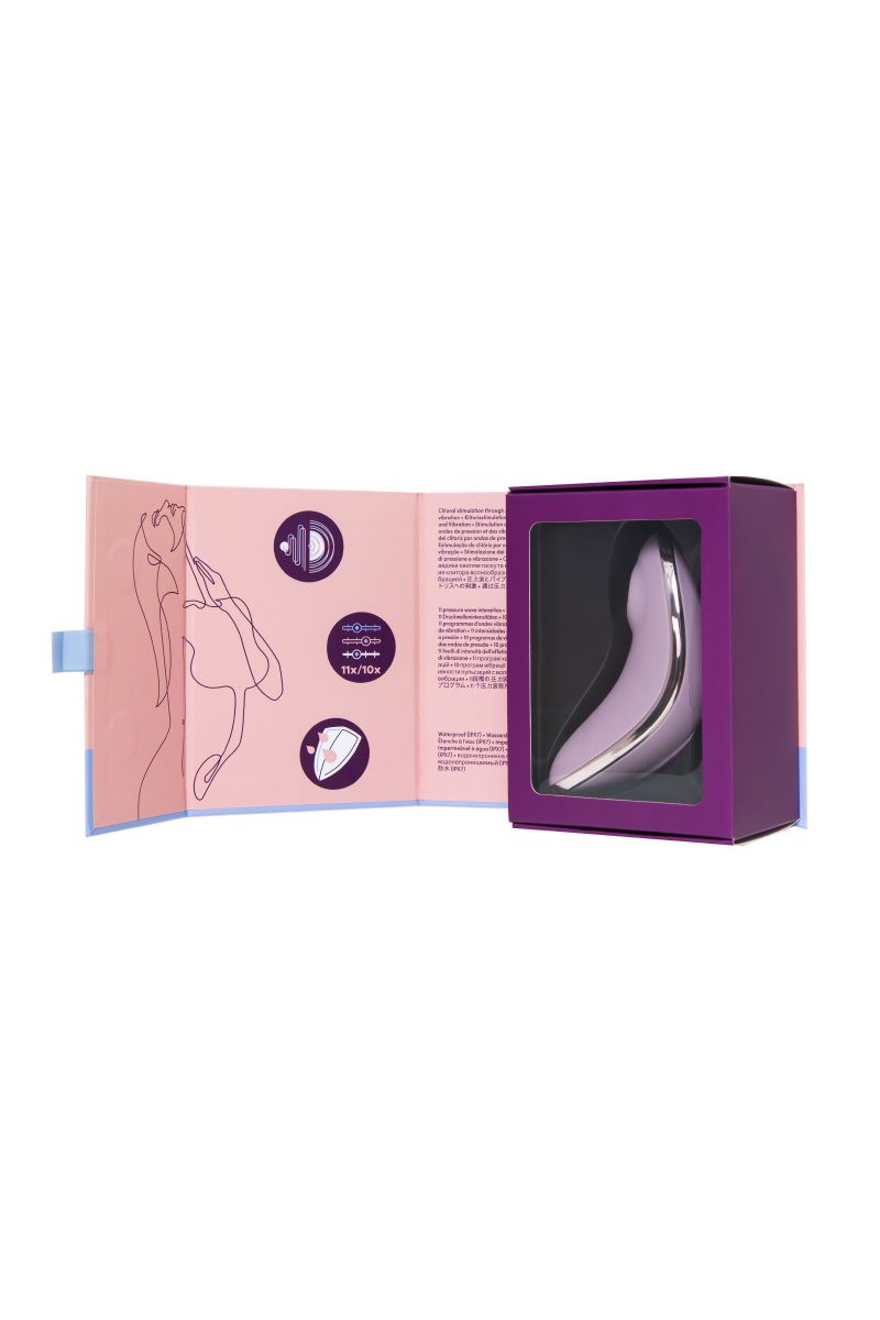 Сиреневый вакуум-волновой вибростимулятор клитора Satisfyer Vulva Lover 1 10