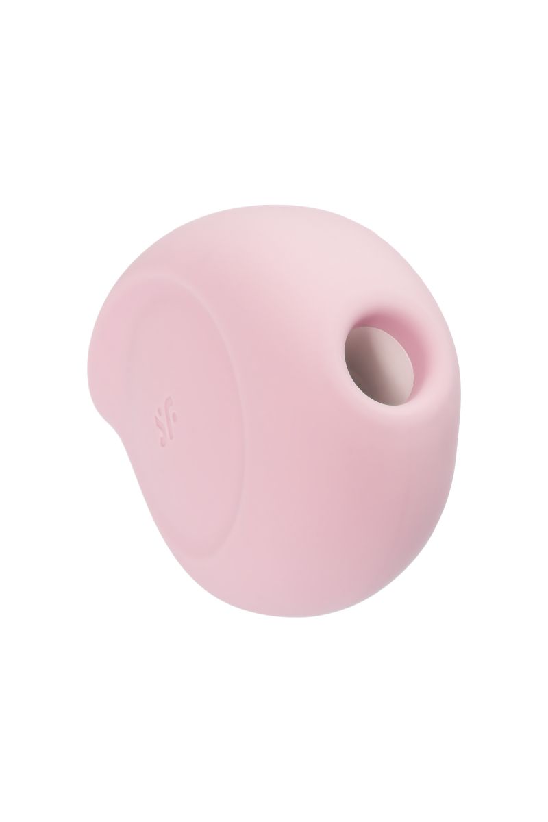 Розовый вакуум-волновой вибромассажёр Sugar Rush 7