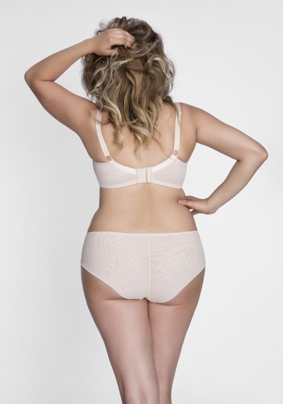 Бюстгальтер с мягкой чашкой plus size из микрофибры и двойной сетки 8