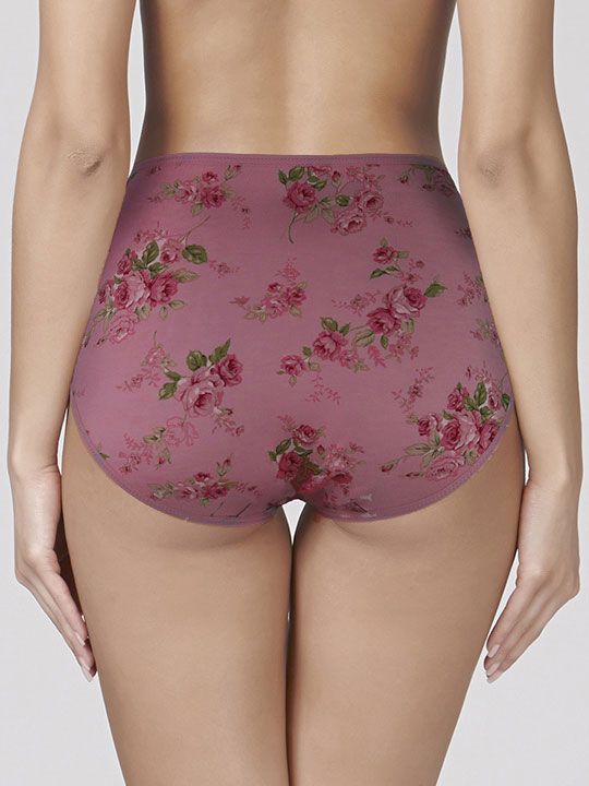 Высокие трусики Charming с розочками 4
