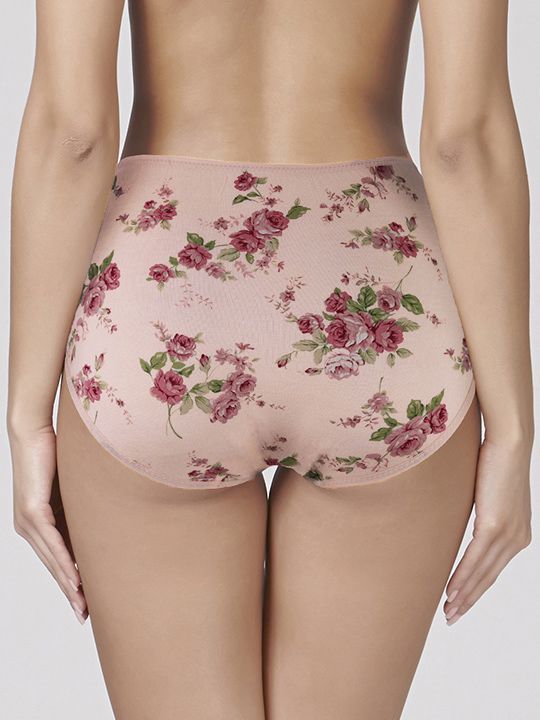 Высокие трусики Charming с розочками 6