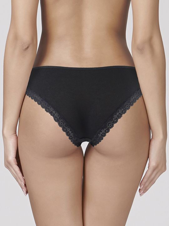 Трусики-слипы из мягкого микромодала с заниженной талией 4