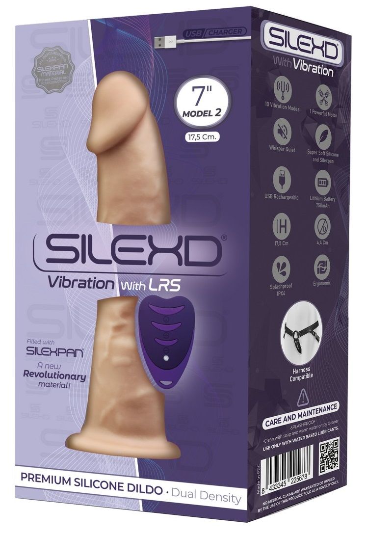 Телесный вибростимулятор-реалистик Model 2 - 17,5 см. 2