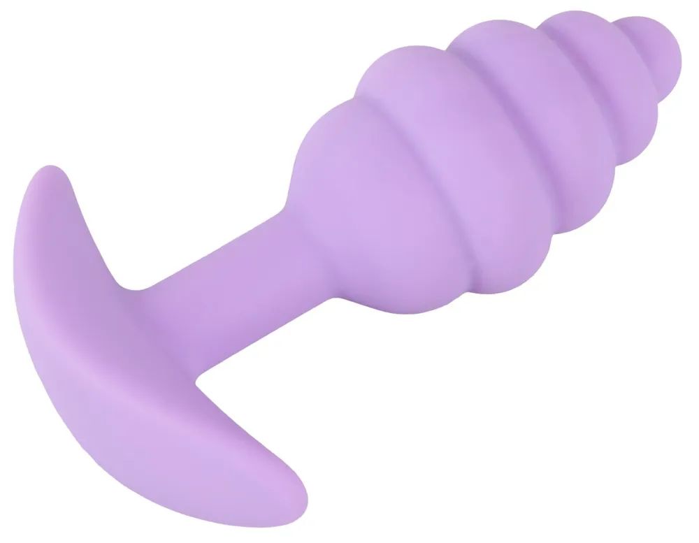 Фиолетовая анальная втулка Mini Butt Plug - 7,5 см. 4