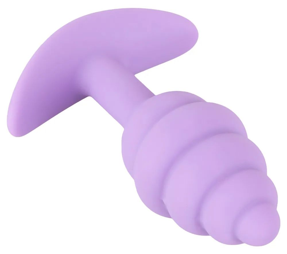 Фиолетовая анальная втулка Mini Butt Plug - 7,5 см. 5