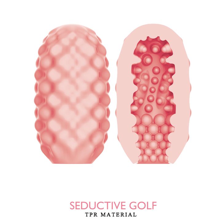 Розовый мастурбатор-яйцо Seductive Golf 3