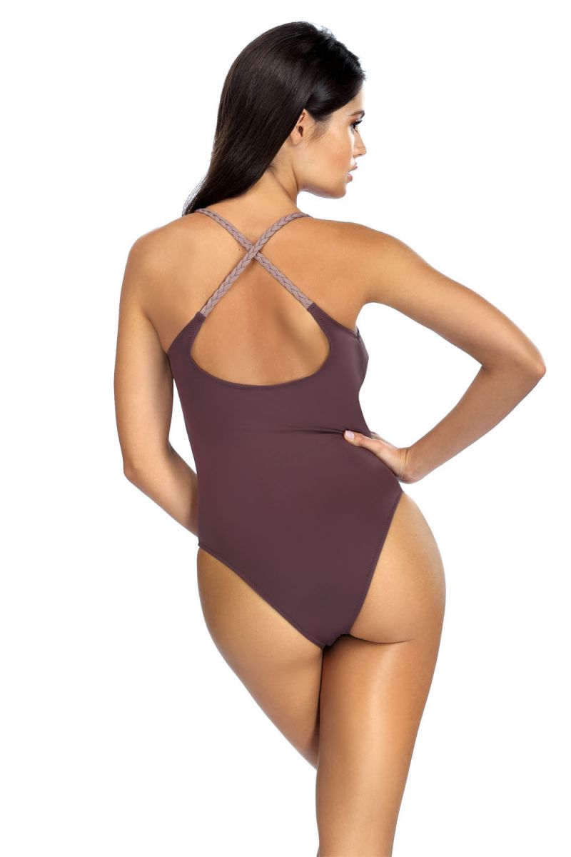 Совместный купальник с перекрещивающимися на спине бретелями-косами 2