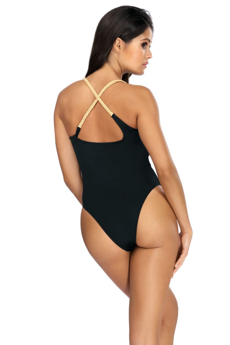 Совместный купальник с перекрещивающимися на спине бретелями-косами 5