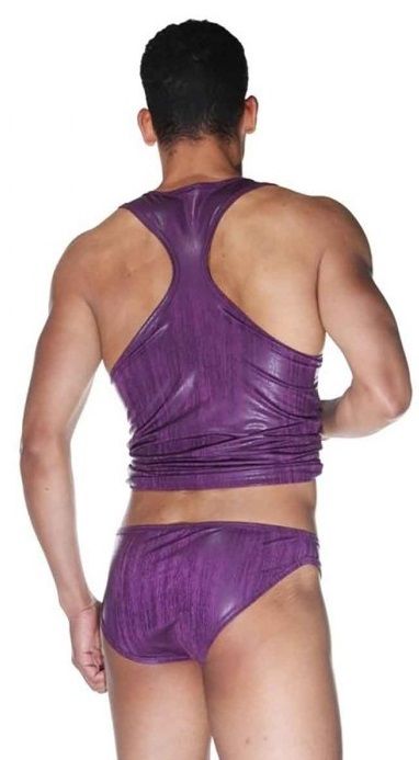 Комплект мужской: майка и слипы на молнии 2