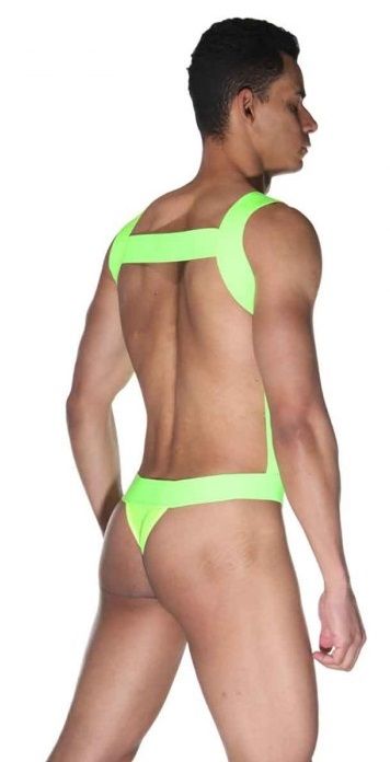 Стильное мужское боди на широких лямках 2