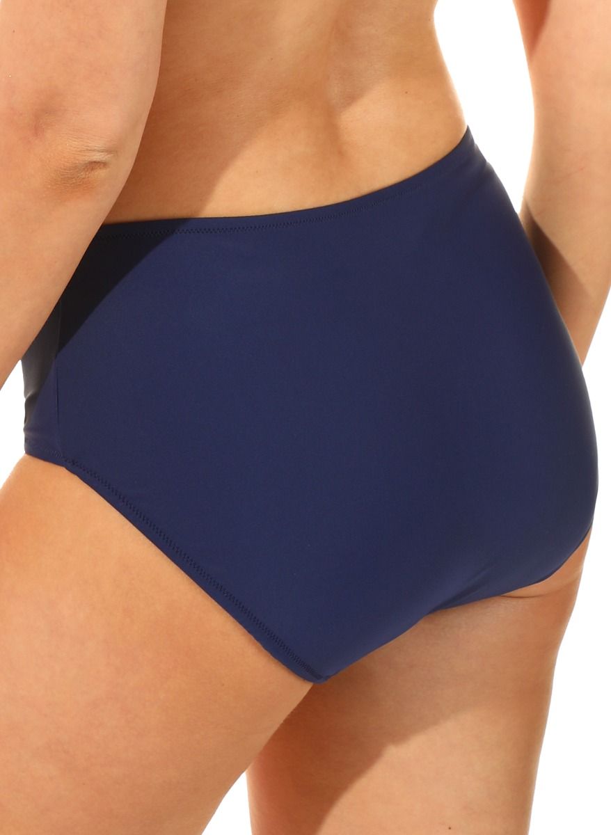 Раздельный купальник: принтованный лиф и высокие плавки 6