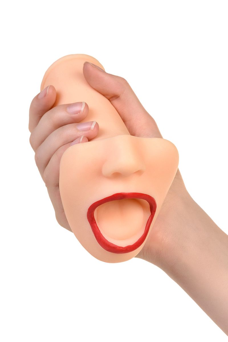 Мастурбатор-ротик с алыми губами 3
