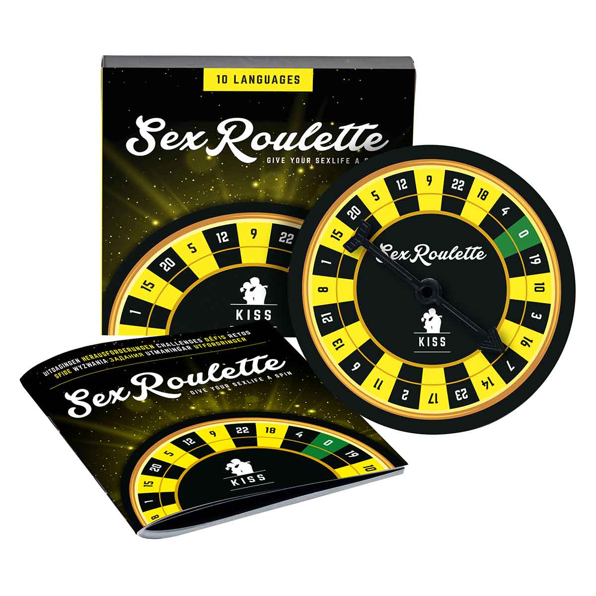 Настольная игра-рулетка Sex Roulette Kiss 1
