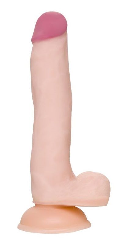 Телесный фаллоимитатор-реалистик Minc - 21 см. 1