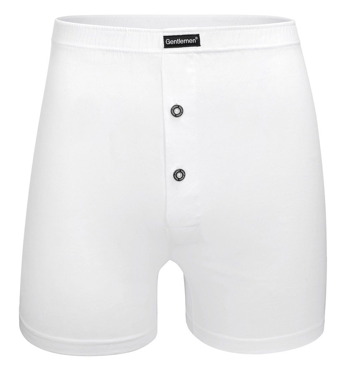 Мужские хлопковые трусы-боксеры с застежкой на две пуговицы 2