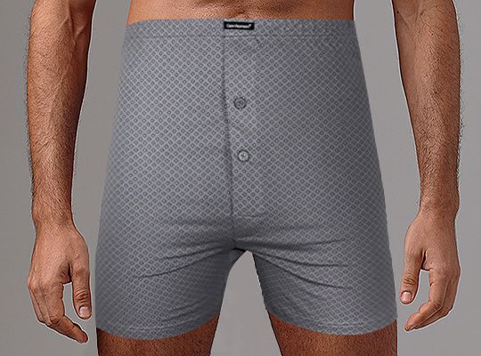 Мужские трусы-боксеры в мелкий ромб 1