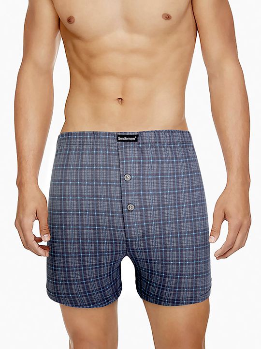 Клетчатые трусы-шорты из хлопка 3