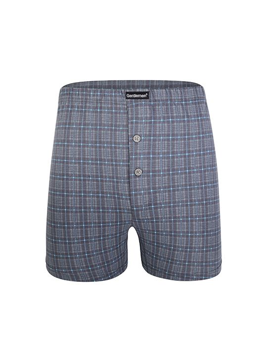 Клетчатые трусы-шорты из хлопка 5