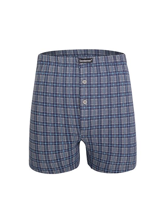 Клетчатые трусы-шорты из хлопка 2