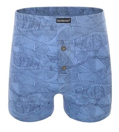 Хлопковые трусы-боксеры свободного кроя с фантазийным принтом 2