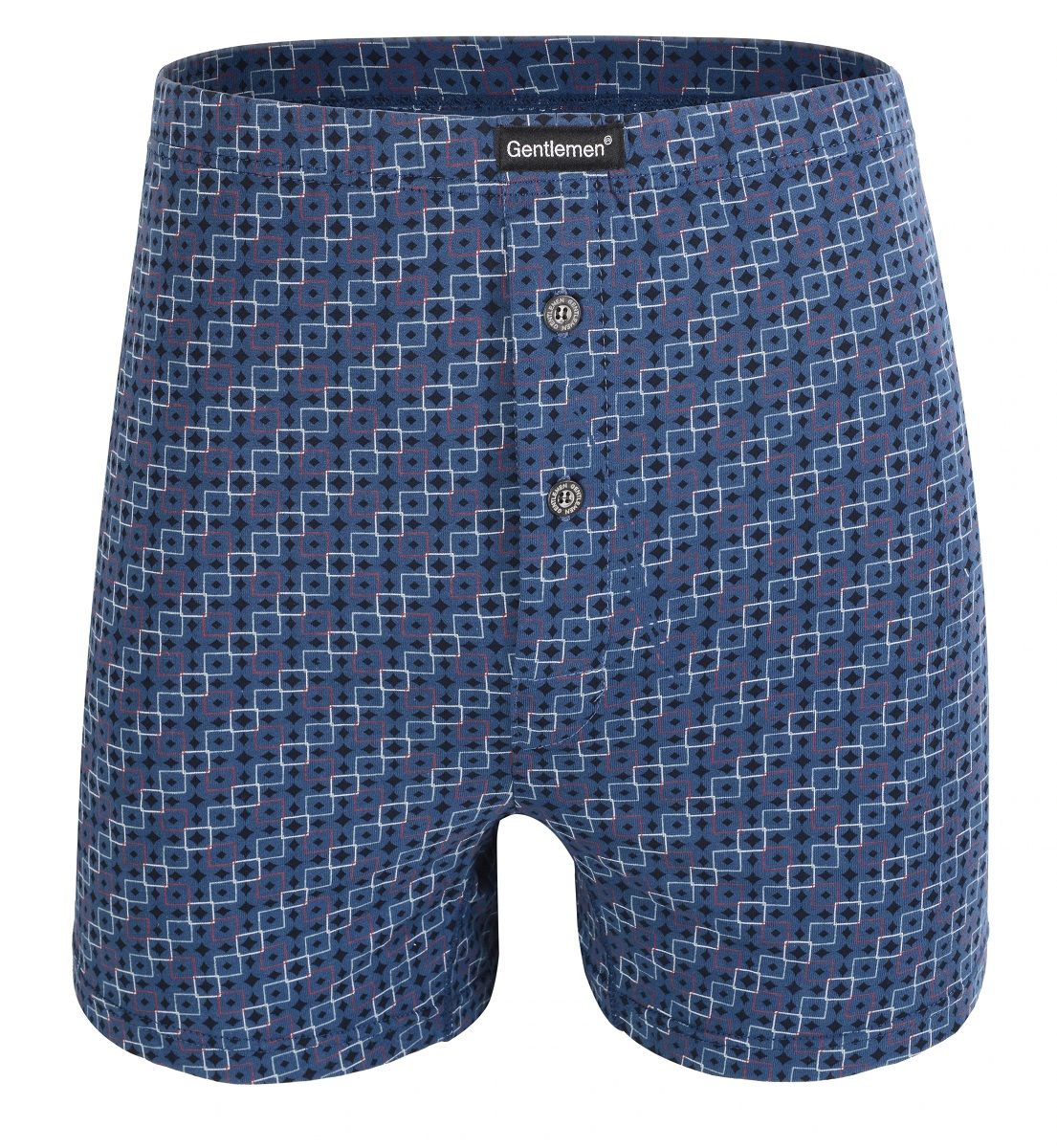 Мужские хлопковые боксеры с мелким принтом 1