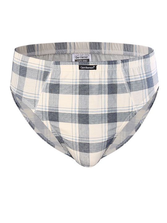 Набор из двух клетчатых хлопковых трусов-слипов 3