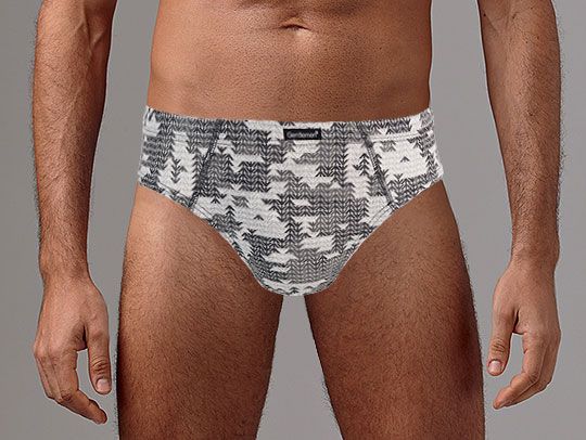 Мужские трусы-слипы с камуфляжным принтом 1